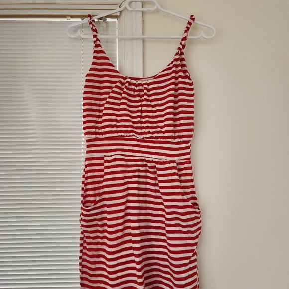Red & White Stripes Dress - Picture 1 of 2